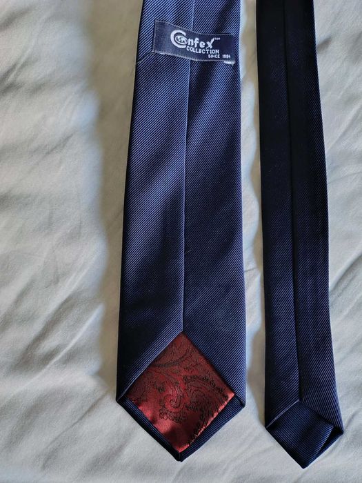 Cravata eleganta Navy Blue Silk Tie