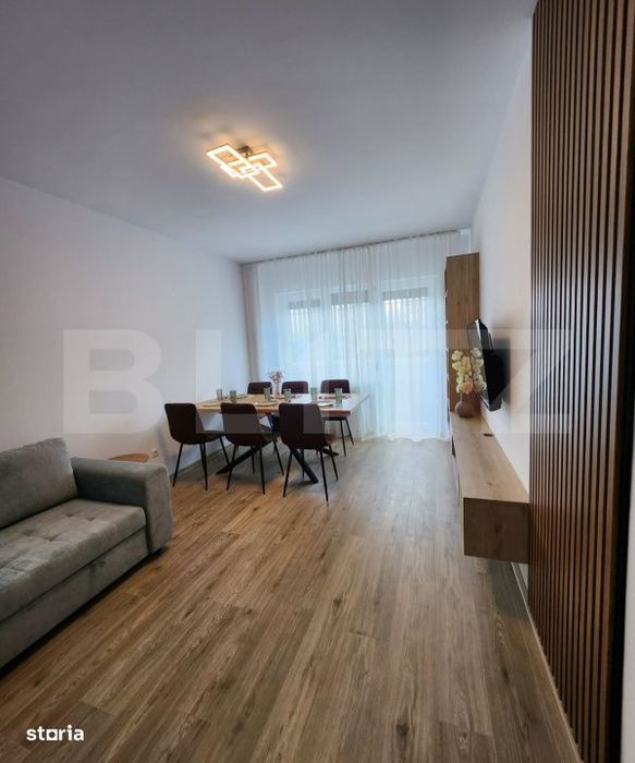 Apartament NOU, 2 camere, dressing, 55 mp, parcare, zona Terra — fotografia 3