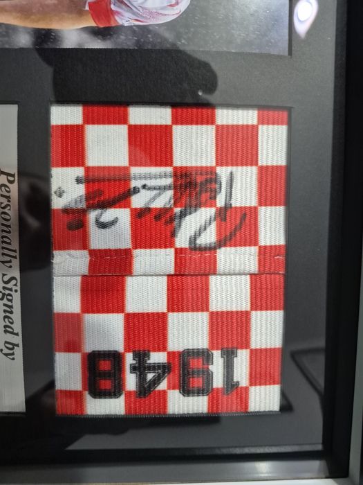 Răzvan Patriche - Dinamo Bucuresti banderola de capitan cu autograf