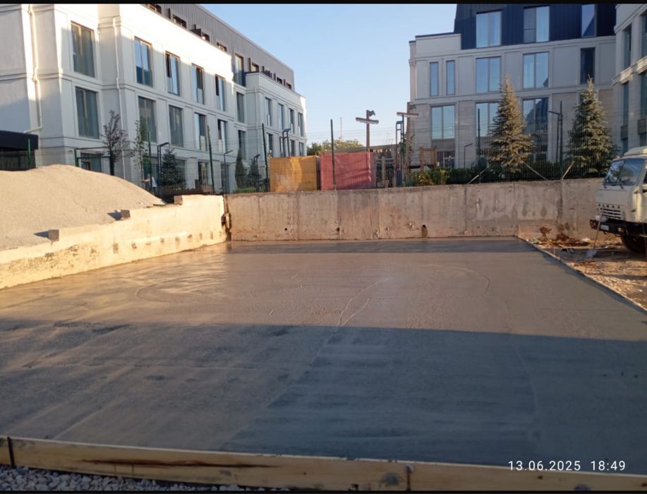 Бетонные  работы