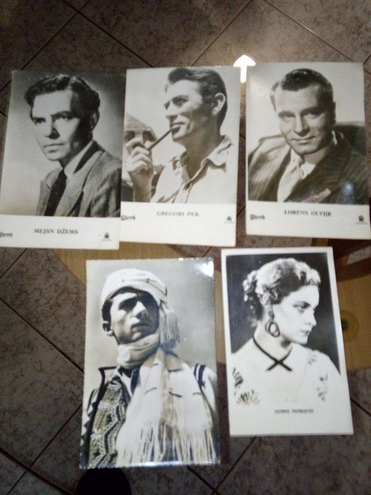 Стари картички на артисти