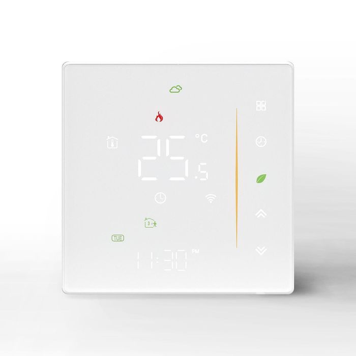 Интелигентен цифров термостат K2MRH3A,черен, LCD, тъч бутони