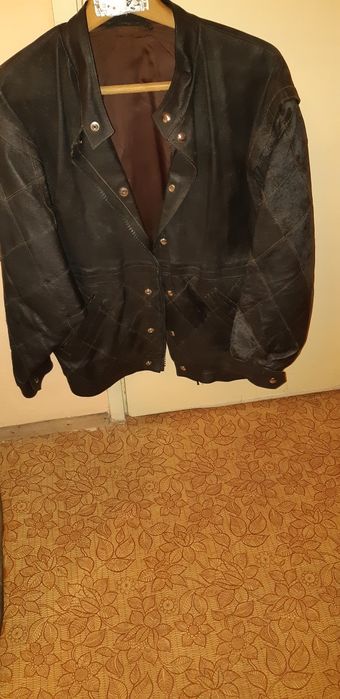 Яке от естествена кожа