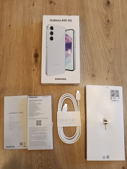 Cutie Samsung A55, 256 Gb, Iceblue