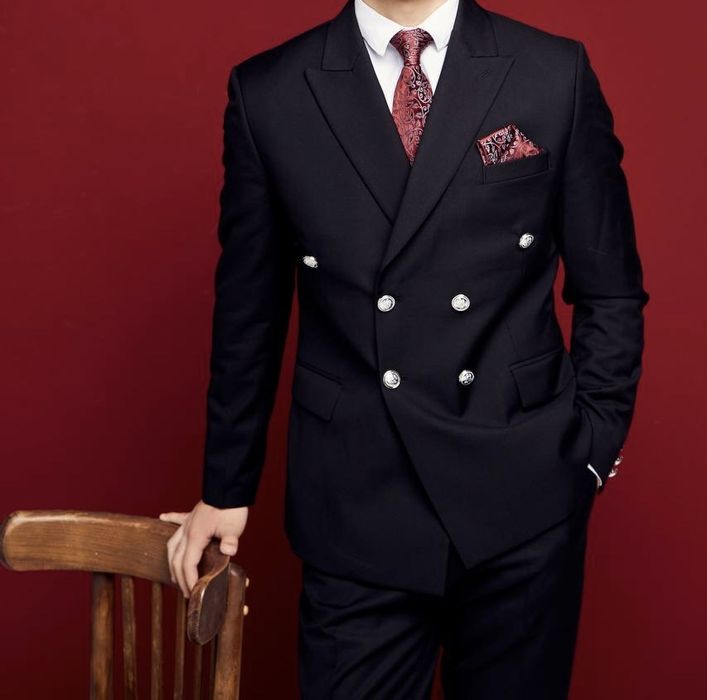 Костюм Черный  (48 Размер)