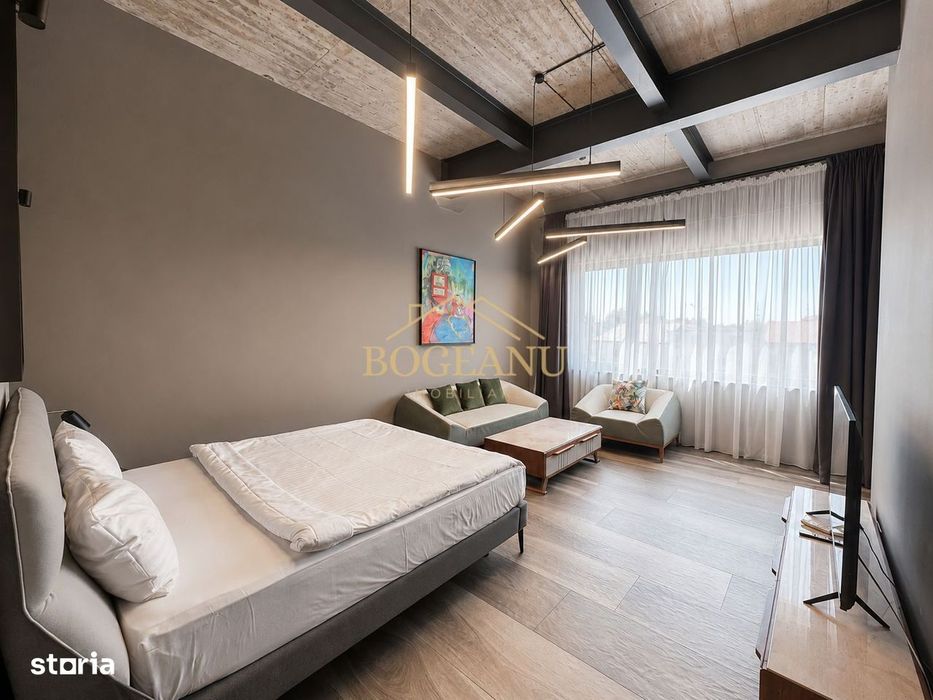 BG168- Studio de lux ultramodern-Design industrial-Smart Home-Parcare