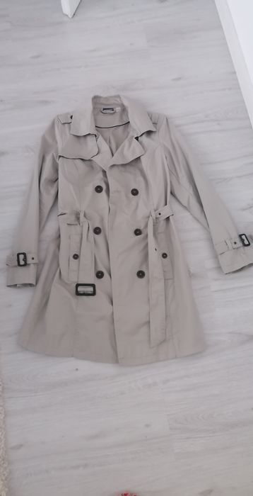 Дамски тренчкот екрю