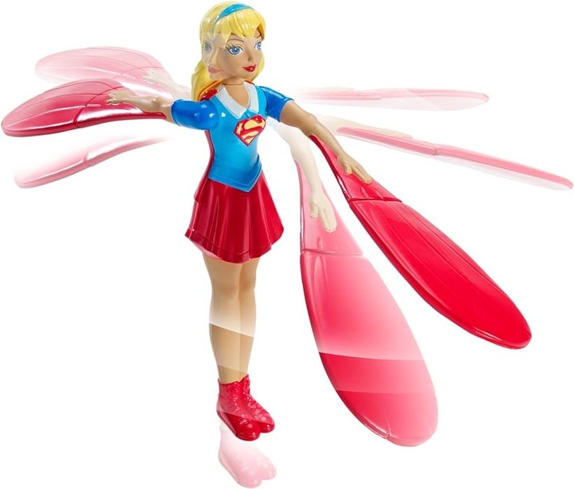 Летяща кукла DC Super hero girls и Barbie комплект с кученца