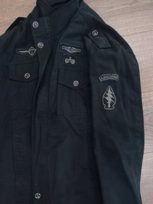 Мъжко черно яке тънко