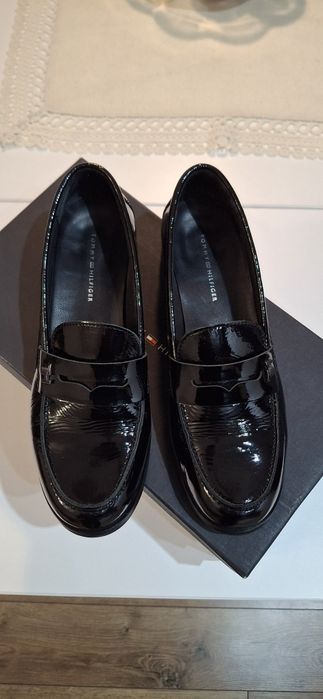 Pantofi din piele naturala Tommy Hilfiger