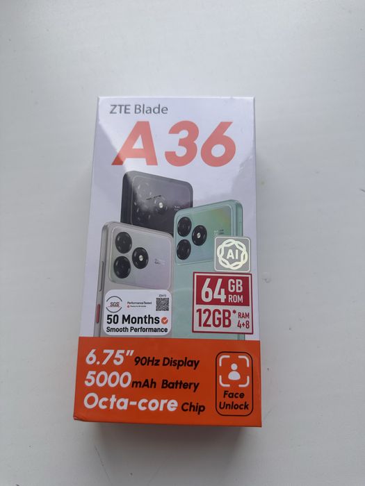Телефон ZTE Blade A36
