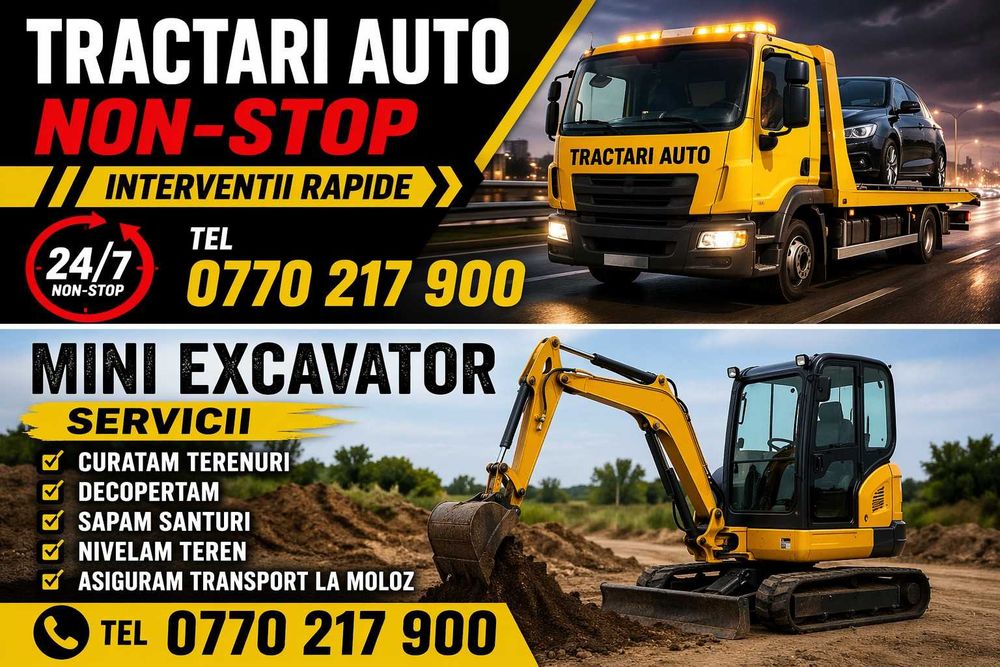 Tractări auto non-stop