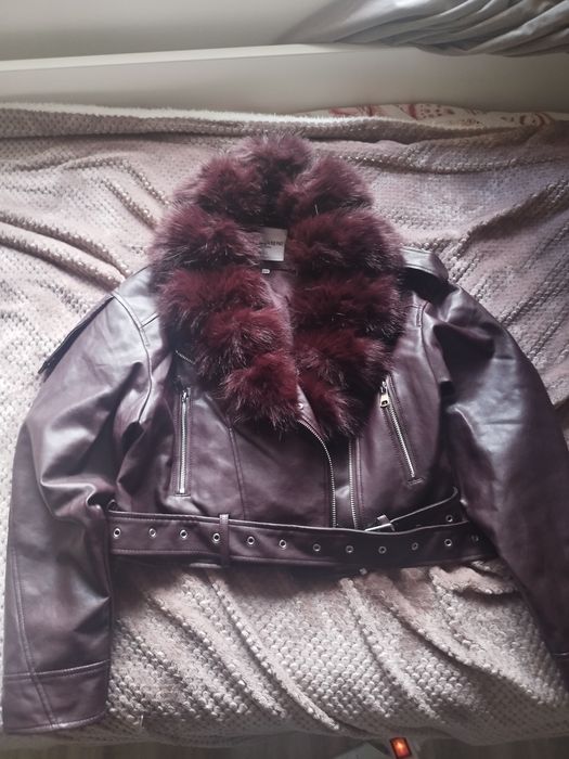 Дамско яке от еко кожа