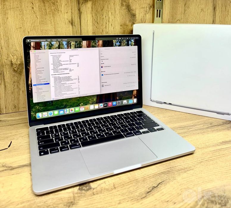MacBook Air M3 13" 8/256 Silver - Full Box (Макбук - Ноутбук)