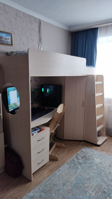 Кровать-чердак для подростка