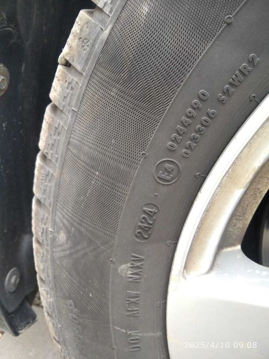 Roti DEZENT+ContiWinterContact TS830P ContiSeal, 205/60 R16 + senzori