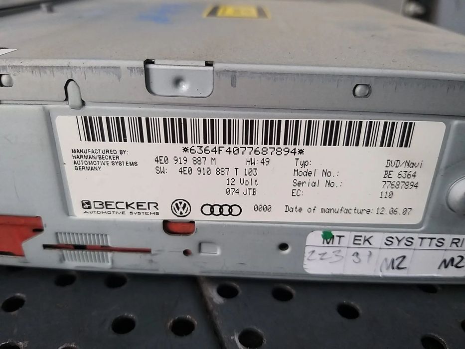Modul navigatie audi a6 c6 4f 4e0919887m