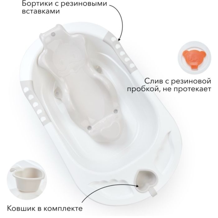 Детская ванночка Happy Baby