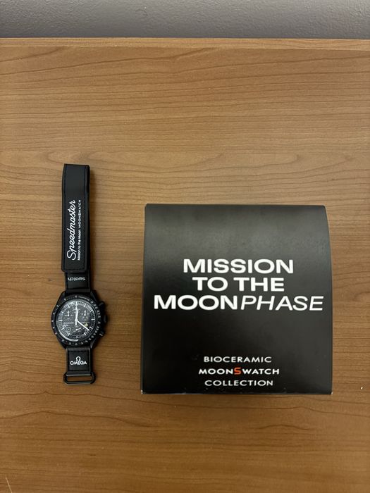 Ceas Omega X Swatch Moonswatch Mission to the Moonphase