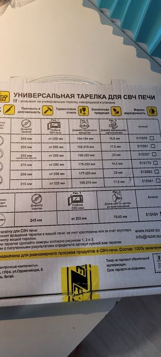 Тарелка для микроволновки