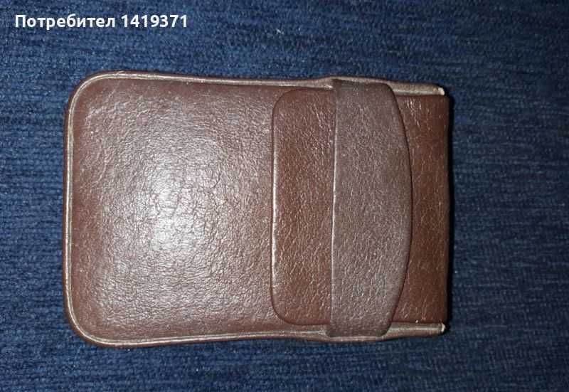 Кожен калъф за цигари от естествена кожа