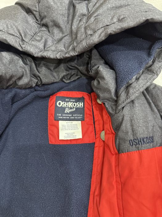 Куртки все в отличном состоянии oshkosh, champion, hilfiger. Шапка h&m