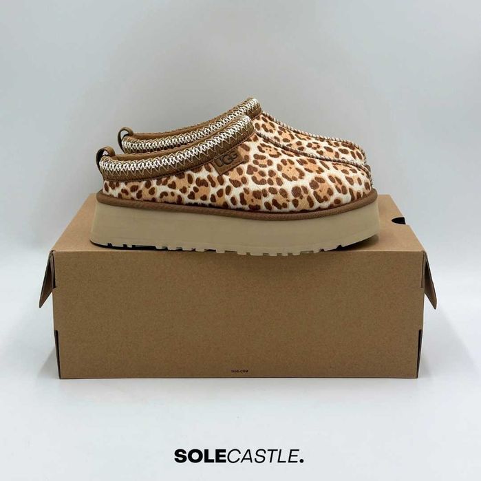 Saboți UGG Tazz Slipper 'Felicity Leopard Jasmine' Animal Print 100% Originali