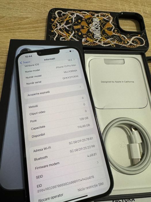 Iphone 13 Pro Max /Baterie 87% / Ca NOU