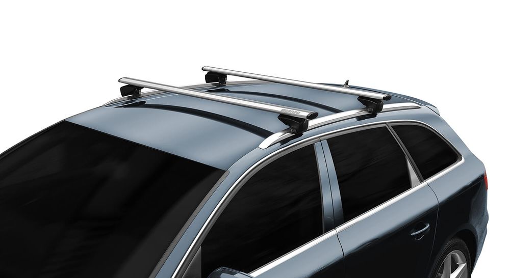 Bare transversale aero cu prindere pe sine Menabo Lince Silver XL