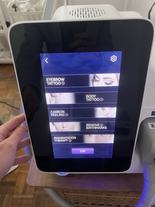 Aparat Îndepărtare Tatuaje, Pete și Carbon Peel ND YAG Q-Switch Laser