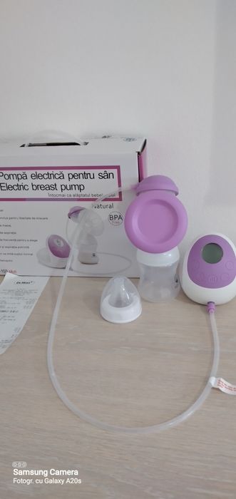 Pompa electrica de muls ,folosita o singura data