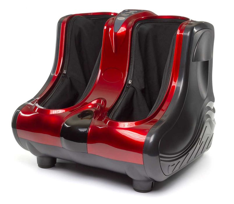 Массажер для ног и икр, роликовый икомпрессионный массаж