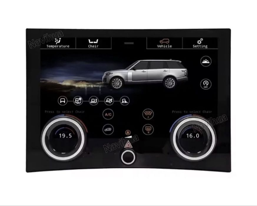 Display clima retrofit cu CarPlay L405 sau L494 cu/fara CD..