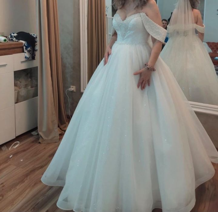 Rochie mireasa  în stare buna purtata o singură  dată