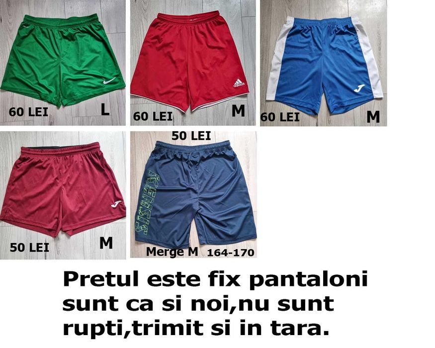 Pantaloni scurti M 5 modele!
