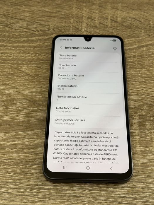 Samsung Galaxy a26  5G - 6 Gb ram - 128 Gb