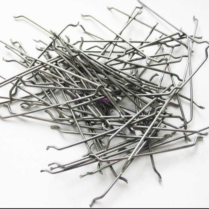 Fibră metalica pentru armarea betonului