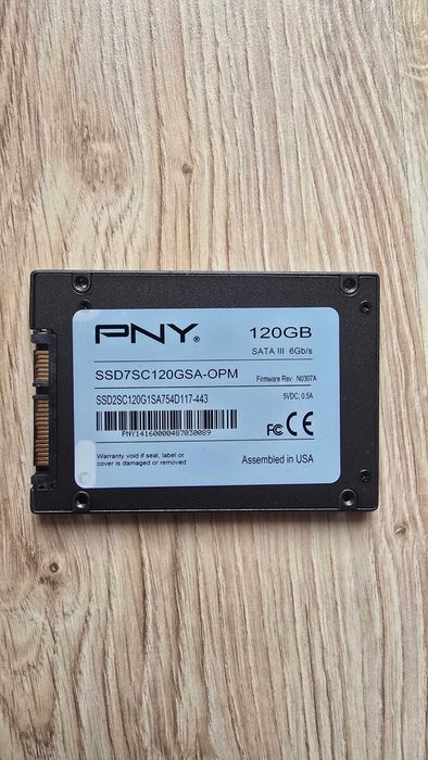 Хард Диск SSD PNY Optima 120GB