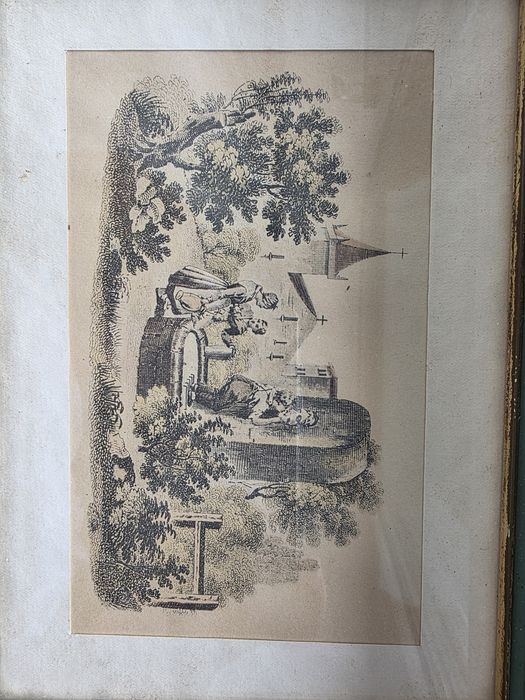 Gravura veche inramata