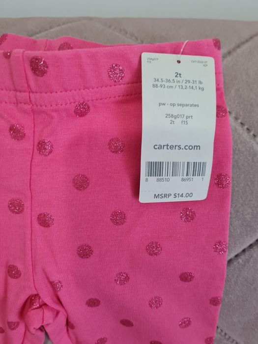 NOU!Colanti CARTER'S USA,2 ani,fetite