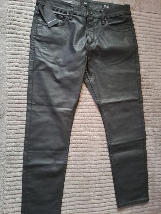 Blugi C&A Premium Ceruiti,efect piele,,model Rick Owens