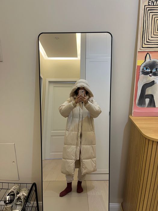Продам длинный пуховик ZARA