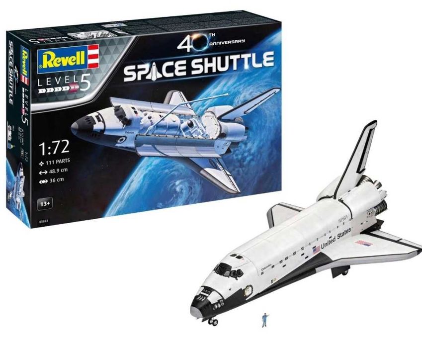 Space Shuttle 1/72, сборная модель.