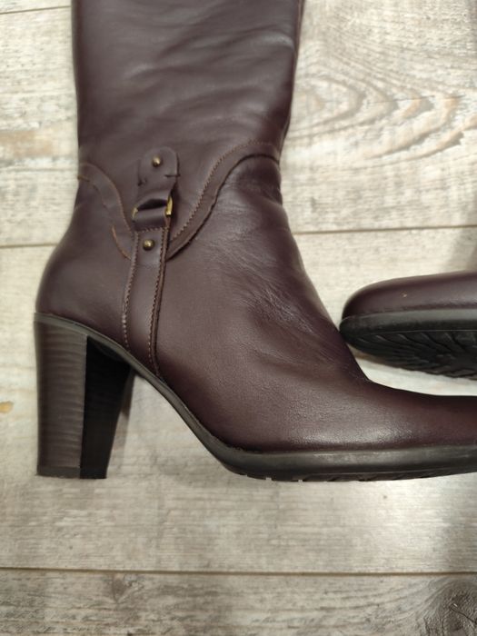 Cizme piele maro