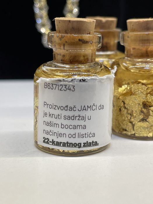 Sticlute cu aur de 22 k