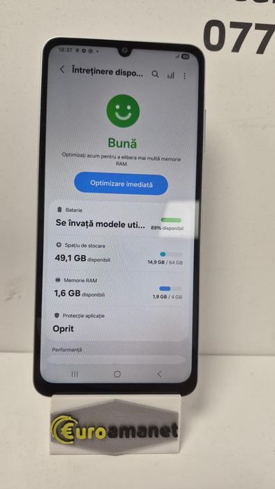 Telefon mobil Samsung Galaxy A06, 64GB, 4GB RAM, 4G, Light Blue -B-