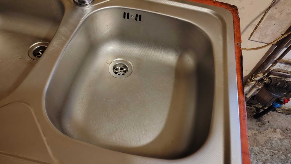 Chiuveta dubla de bucatarie din inox anticalcar