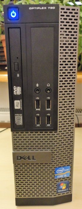 Sistem Dell i7 8RAM SSD500GB + HDD500GB + monitor 24" + boxe Philips