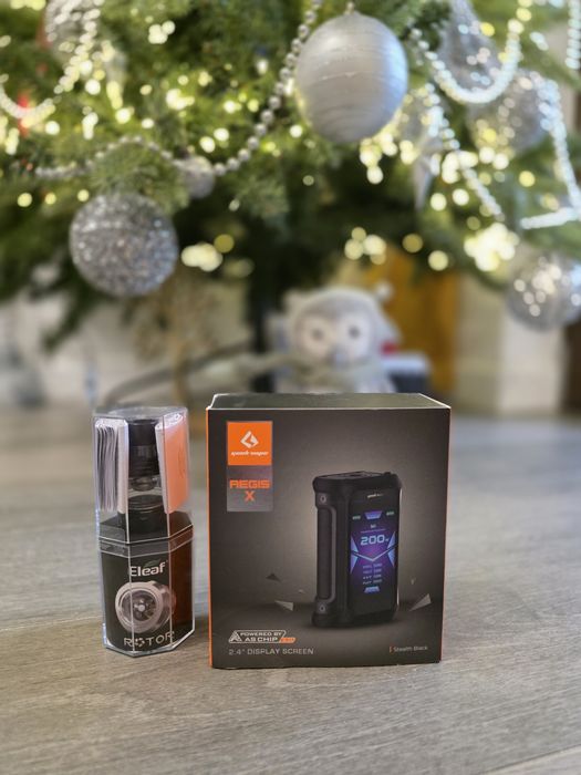 Kit Vape Geekvape Aegis X 200W cu Atomizor Eleaf Rotor