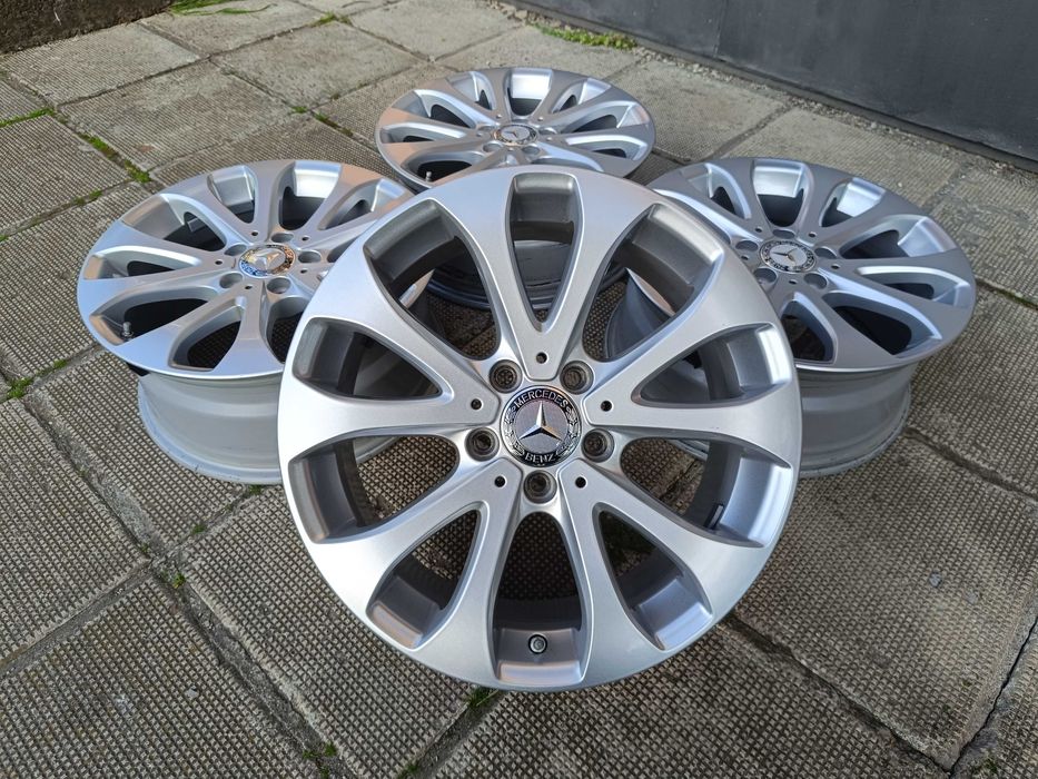 ОРИГИНАЛНИ джанти 17 ' цола 5x112 MERCEDES BENZ / МЕРЦЕДЕС 7,5J ET40 + датчици